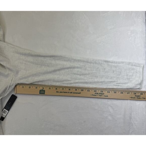 Nic Zoe Long Cardigan Women’s Sz L Open Front Cotton Cashmere Rolled Hem Duster - Picture 10 of 10